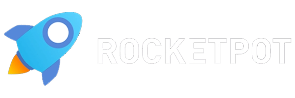 Rocketpot Casino Logo White