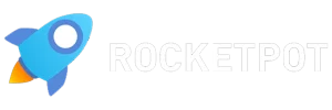 Rocketpot Casino Logo White